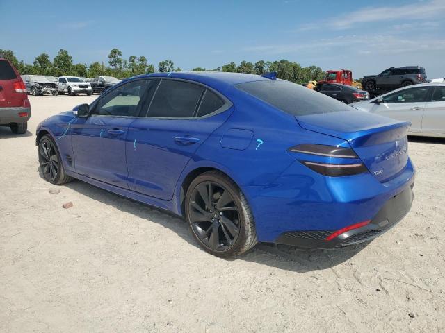 KMTG34TA9PU112334 - 2023 GENESIS G70 BASE BLUE photo 2