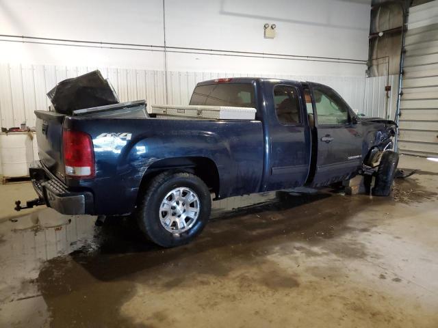 2GTEK19C781312786 - 2008 GMC SIERRA K1500 BLUE photo 3