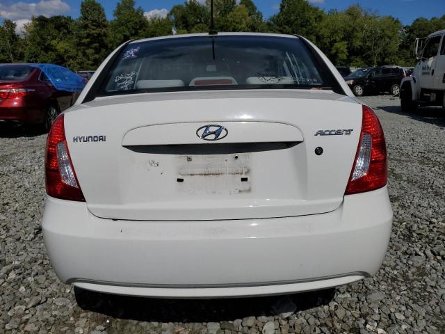 KMHCN4AC4AU461741 - 2010 HYUNDAI ACCENT GLS WHITE photo 6