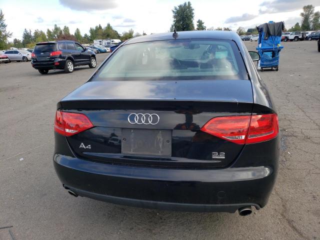 WAULK78K79N008888 - 2009 AUDI A4 3.2 QUATTRO BLACK photo 6