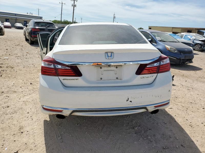1HGCR2F52HA194328 - 2017 HONDA ACCORD SPORT თეთრი ფოტო 6