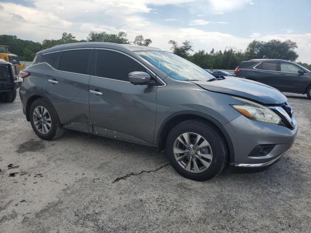 5N1AZ2MG1FN235849 - 2015 NISSAN MURANO S GRAY photo 4