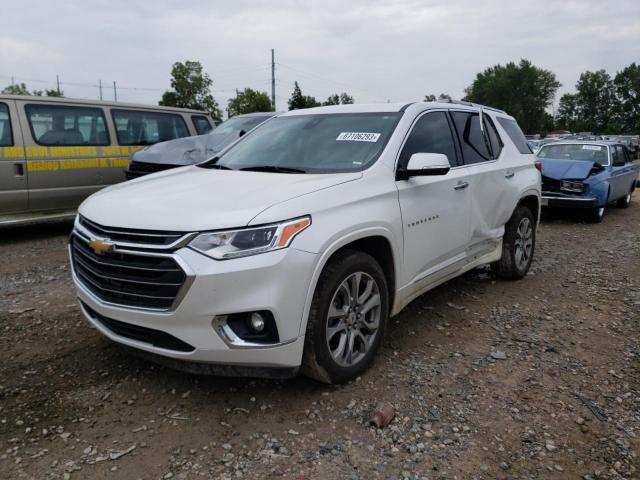 1GNEVJKW7JJ101828 - 2018 CHEVROLET TRAVERSE PREMIER WHITE photo 1