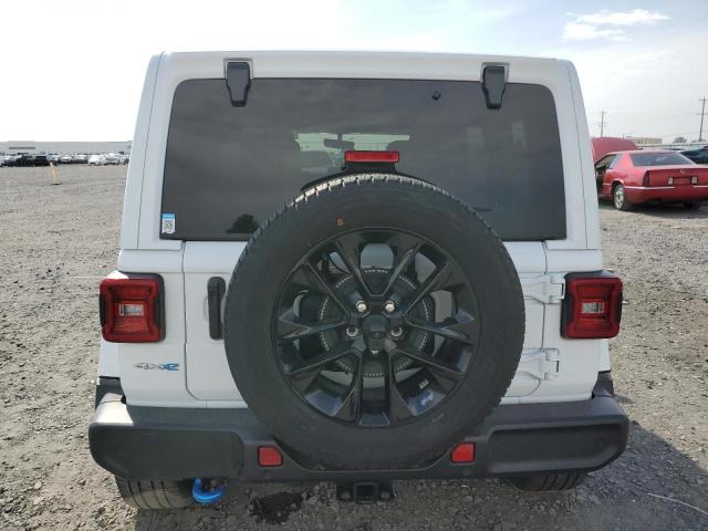 1C4JJXP61MW675346 - 2021 JEEP WRANGLER U SAHARA 4XE WHITE photo 6