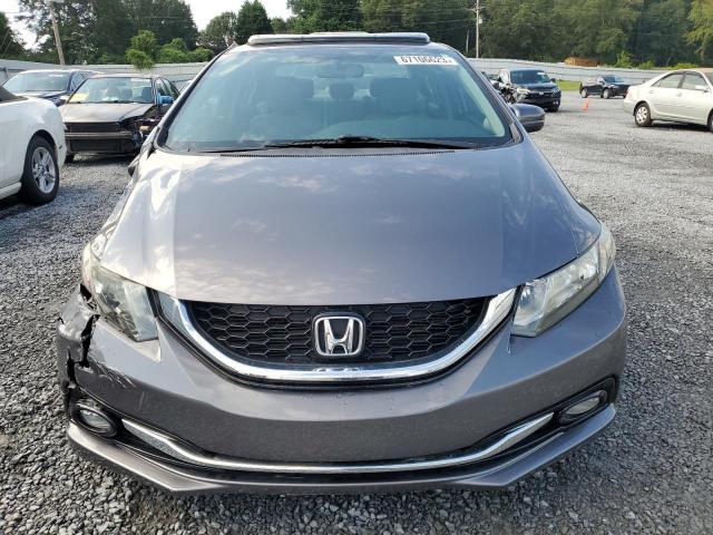 19XFB2F97EE018368 - 2014 HONDA CIVIC EXL GRAY photo 5