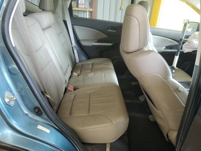5J6RM4H76DL009014 - 2013 HONDA CR-V EXL TEAL photo 11
