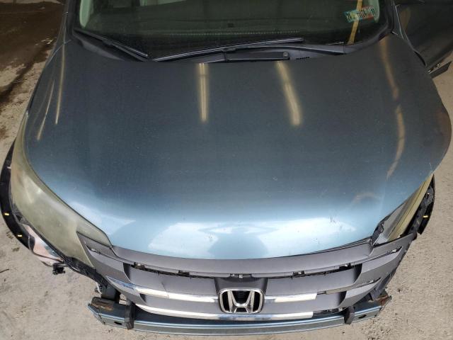 5J6RM4H76DL009014 - 2013 HONDA CR-V EXL TEAL photo 12