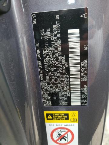2T2BK1BA3DC223347 - 2013 LEXUS RX 350 BASE GRAY photo 12