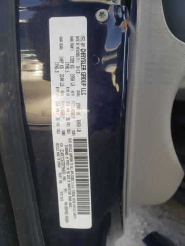 2C4RC1CG7DR796822 - 2013 CHRYSLER TOWN & COU TOURING L BLUE photo 10