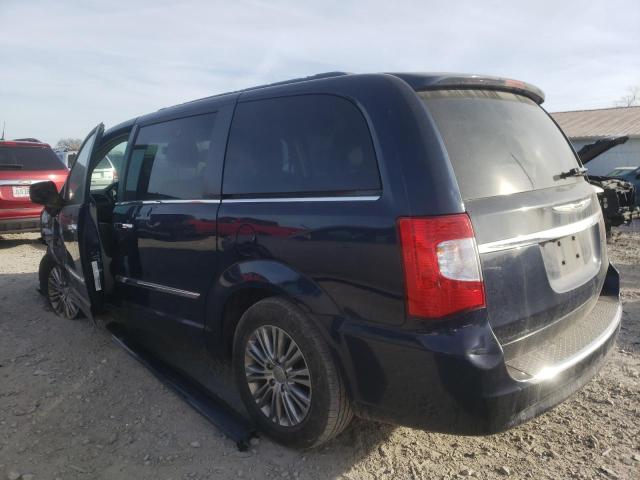 2C4RC1CG7DR796822 - 2013 CHRYSLER TOWN & COU TOURING L BLUE photo 3
