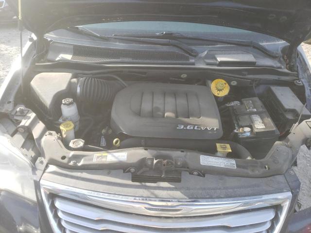 2C4RC1CG7DR796822 - 2013 CHRYSLER TOWN & COU TOURING L BLUE photo 7