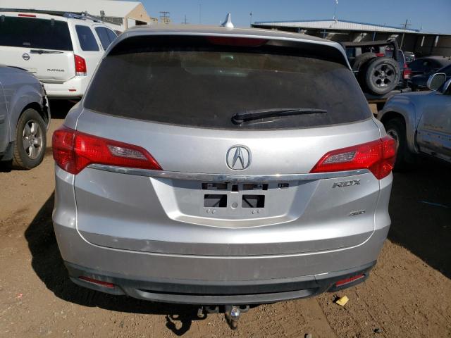 5J8TB4H39EL008408 - 2014 ACURA RDX SILVER photo 6