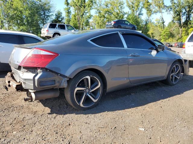 1HGCS22849A000985 - 2009 HONDA ACCORD EXL GRAY photo 3