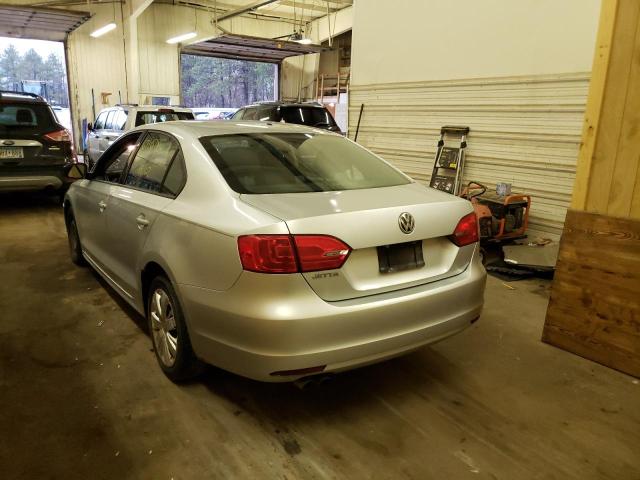 3VW2K7AJ3BM016693 - 2011 VOLKSWAGEN JETTA BASE SILVER photo 3