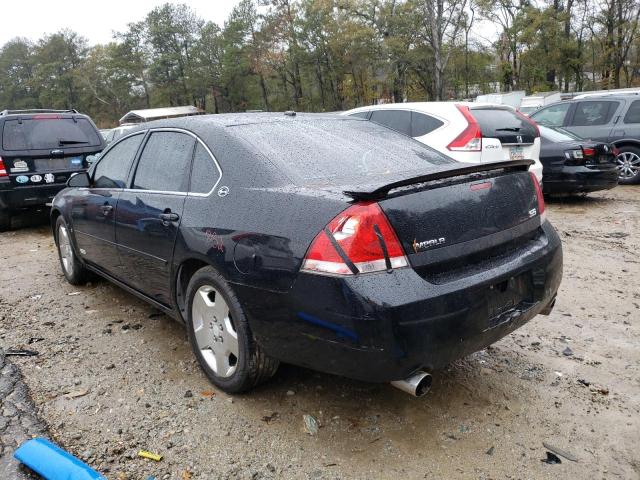 2G1WD58C469218184 - 2006 CHEVROLET IMPALA SUPER SPORT BLACK photo 3