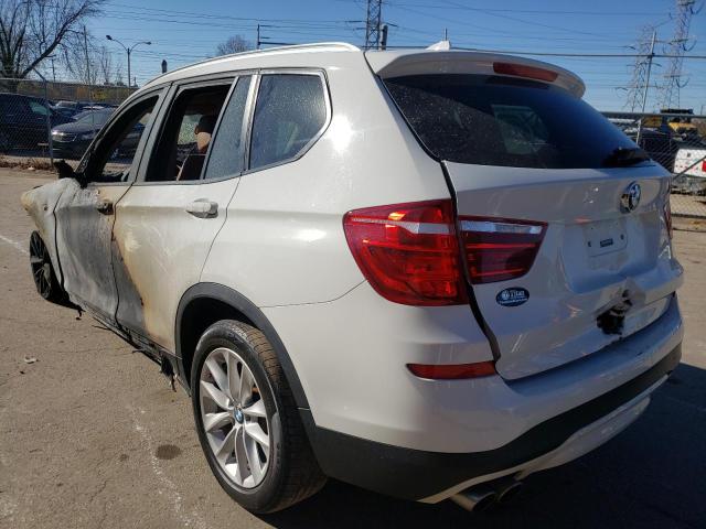 5UXWX9C59F0D56295 - 2015 BMW X3 XDRIVE28I WHITE photo 3