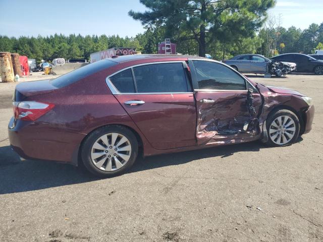 1HGCR2F89DA232769 - 2013 HONDA ACCORD EXL BURGUNDY photo 3