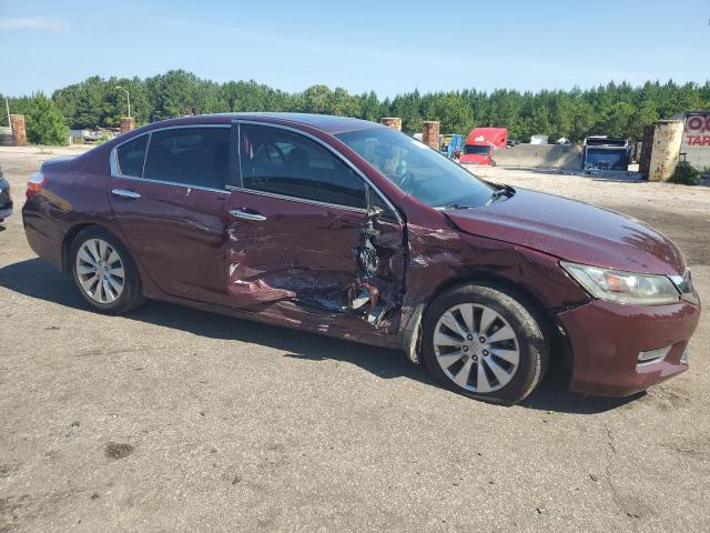 1HGCR2F89DA232769 - 2013 HONDA ACCORD EXL BURGUNDY photo 4