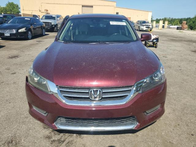 1HGCR2F89DA232769 - 2013 HONDA ACCORD EXL BURGUNDY photo 5