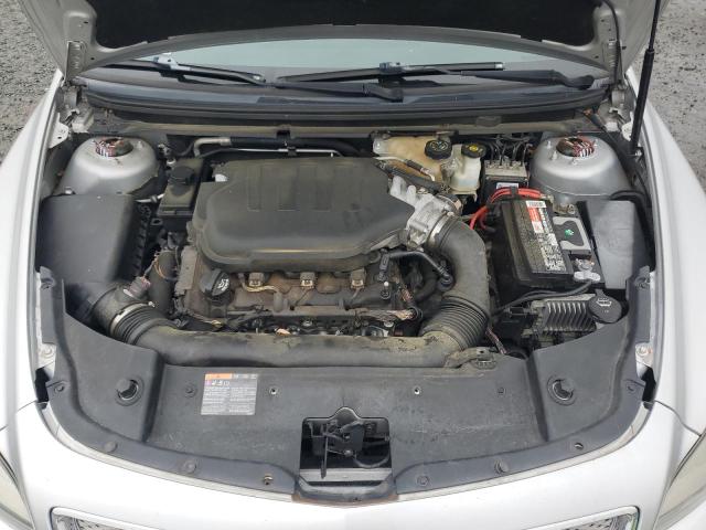 1G1ZG5E7XCF262396 - 2012 CHEVROLET MALIBU LTZ 银色 照片 11