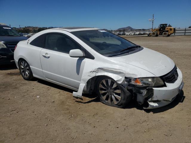 2HGFG12979H529611 - 2009 HONDA CIVIC EXL WHITE photo 4