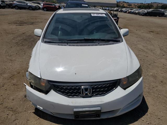2HGFG12979H529611 - 2009 HONDA CIVIC EXL WHITE photo 5