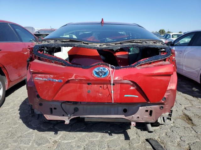 JTDKARFP6H3011836 - 2017 TOYOTA PRIUS PRIM Қызыл фото 6