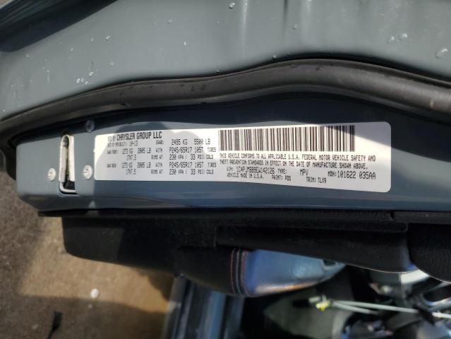 1C4PJMBB9EW142126 - 2014 JEEP CHEROKEE TRAILHAWK GRAY photo 13