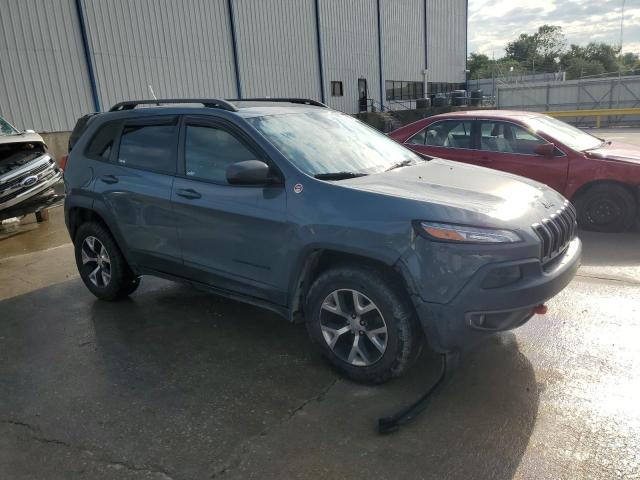 1C4PJMBB9EW142126 - 2014 JEEP CHEROKEE TRAILHAWK GRAY photo 4