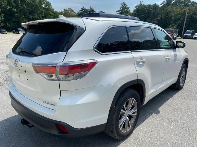 5TDJKRFH1ES021833 - 2014 TOYOTA HIGHLANDER XLE Ağ foto 3