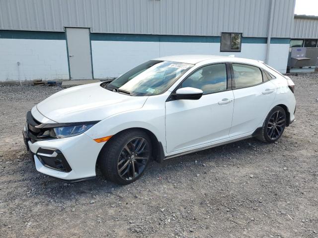 SHHFK7H49MU410564 - 2021 HONDA CIVIC SPORT WHITE photo 1
