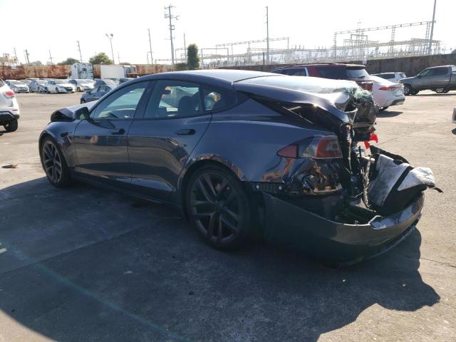 5YJSA1E6XNF468481 - 2022 TESLA MODEL S Մոխրագույն լուսանկար 2