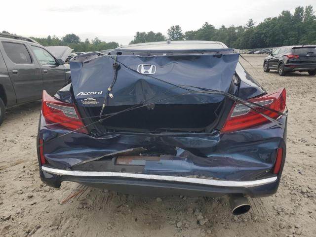 1HGCT1B85GA010378 - 2016 HONDA ACCORD EXL BLUE photo 6