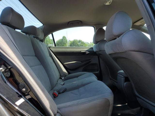 1HGFA16568L074244 - 2008 HONDA CIVIC LX BLACK photo 10
