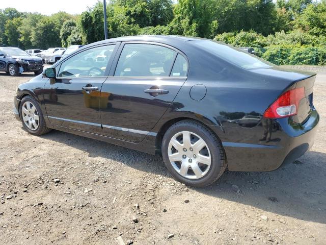 1HGFA16568L074244 - 2008 HONDA CIVIC LX BLACK photo 2