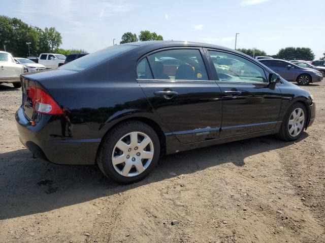 1HGFA16568L074244 - 2008 HONDA CIVIC LX BLACK photo 3