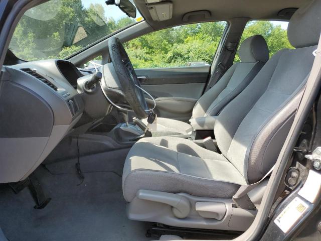 1HGFA16568L074244 - 2008 HONDA CIVIC LX BLACK photo 7