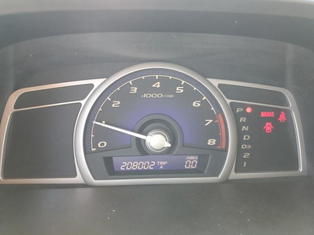 1HGFA16568L074244 - 2008 HONDA CIVIC LX BLACK photo 9