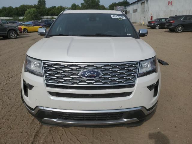 1FM5K8HT3KGA95771 - 2019 FORD EXPLORER PLATINUM WHITE photo 5