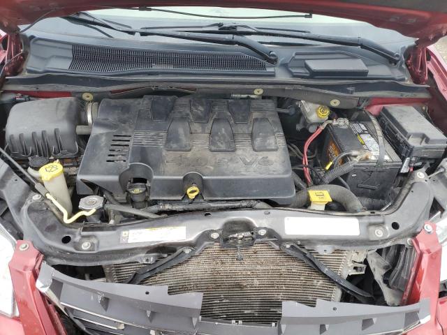 2A4RR5DX8AR464480 - 2010 CHRYSLER TOWN & COU TOURING წითელი ფოტო 11