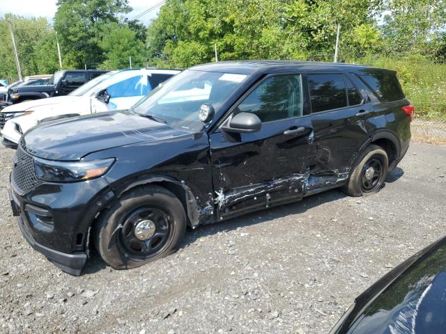 1FM5K8ACXPGA19840 - 2023 FORD EXPLORER POLICE INTERCEPTOR BLACK photo 1