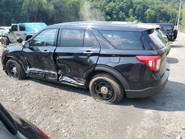 1FM5K8ACXPGA19840 - 2023 FORD EXPLORER POLICE INTERCEPTOR BLACK photo 2