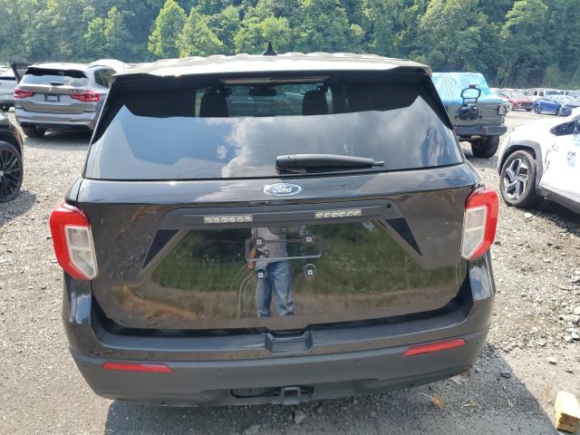 1FM5K8ACXPGA19840 - 2023 FORD EXPLORER POLICE INTERCEPTOR BLACK photo 6