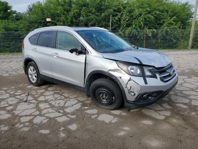 2HKRM4H79DH663760 - 2013 HONDA CR-V EXL SILVER photo 4