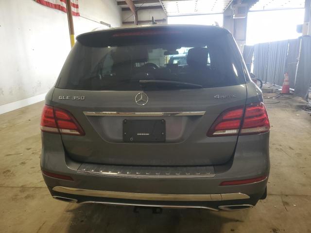4JGDA5HB8HA905430 - 2017 MERCEDES-BENZ GLE 350 4MATIC GRAY photo 6