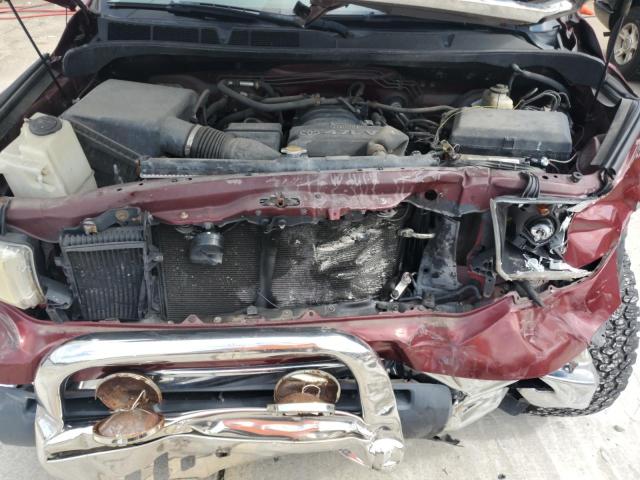 5TBBT54147S457099 - 2007 TOYOTA TUNDRA DOUBLE CAB SR5 BURGUNDY photo 11