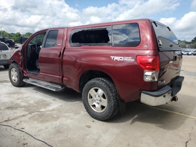 5TBBT54147S457099 - 2007 TOYOTA TUNDRA DOUBLE CAB SR5 BURGUNDY photo 2