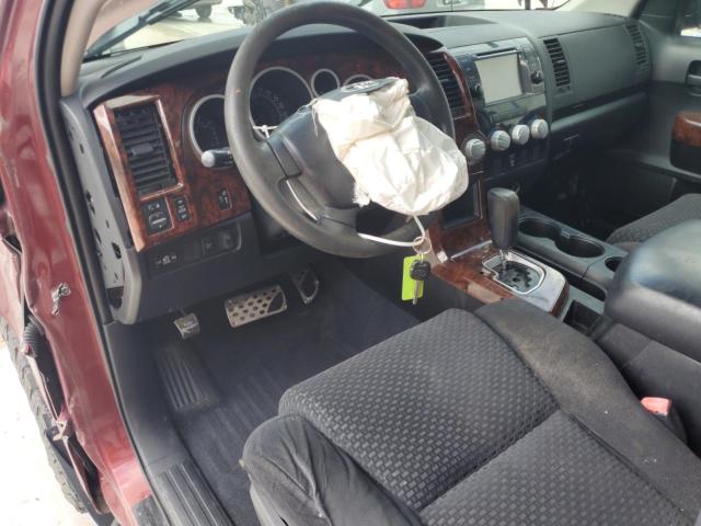 5TBBT54147S457099 - 2007 TOYOTA TUNDRA DOUBLE CAB SR5 BURGUNDY photo 8