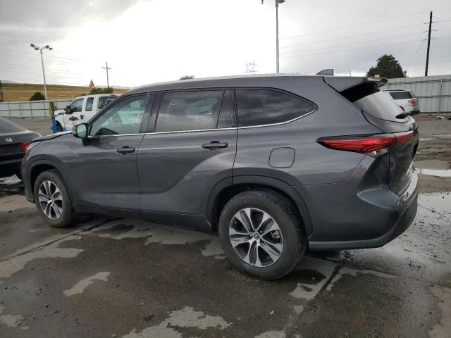 5TDGZRAH5NS554135 - 2022 TOYOTA HIGHLANDER XLE GRAY photo 2