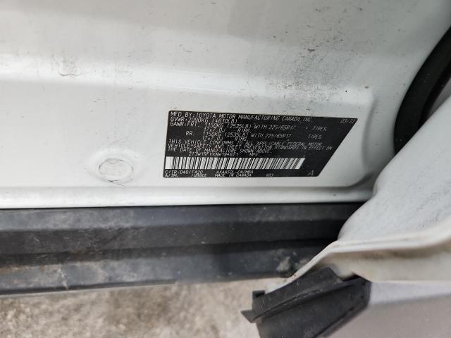 2T3W1RFVXNW194621 - 2022 TOYOTA RAV4 XLE WHITE photo 14